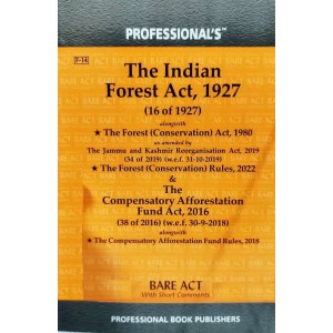 Professional's Indian Forest Act, 1927 Bare Act 2023